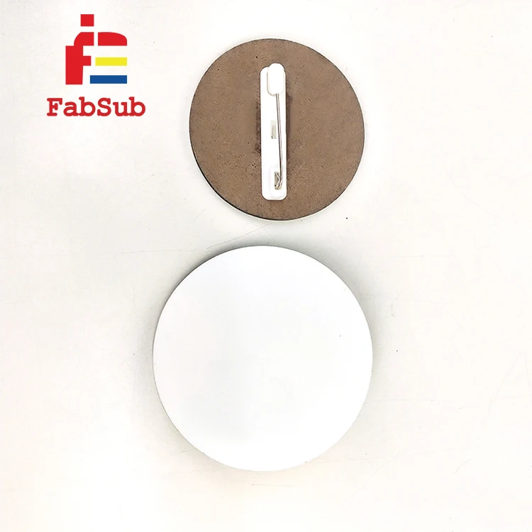 Оптовая продажа сублимационные заготовки MDF именная бирка с булавкой для печати круглый квадратный прямоугольник в форме сердца значок