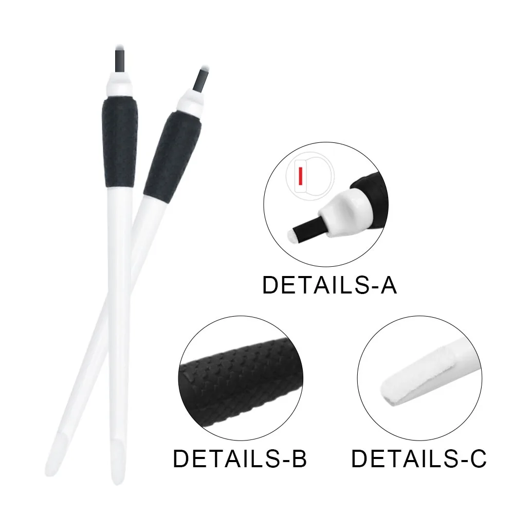 OEM Лучшая U-образная микроблейдинг 0 15 эксцентричная одноразовая ручка для татуажа бровей