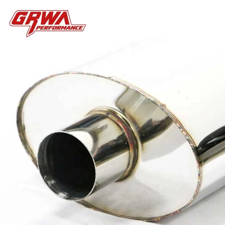 Универсальный нержавеющая сталь, другие автозапчасти, автомобильный резонатор, квадратный двойной задний глушитель, выхлопной наконечник