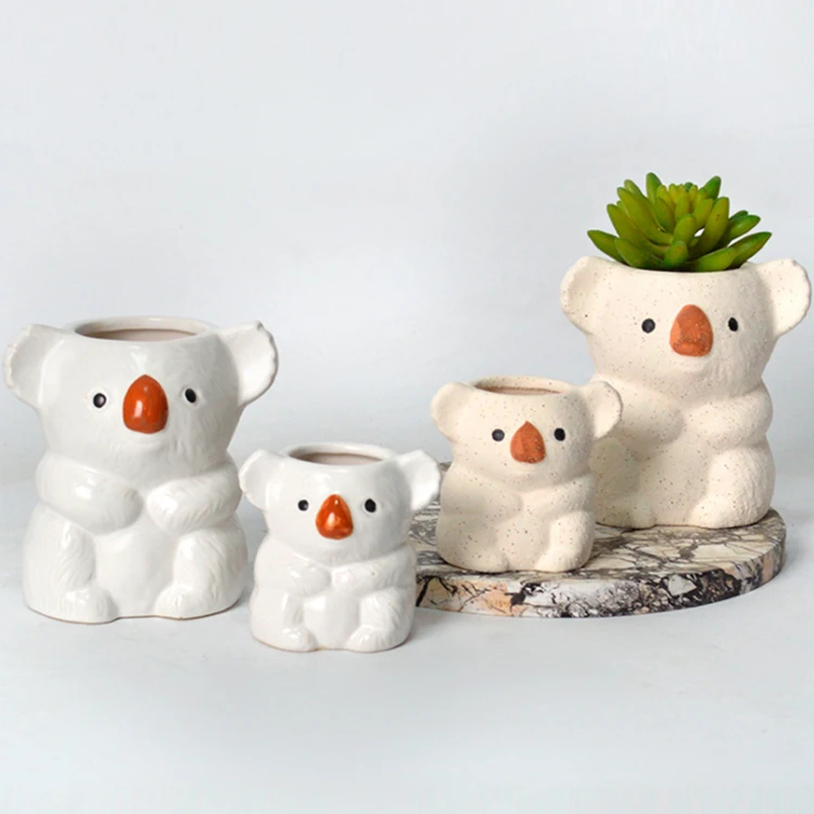 In stock animal shaped garden succulent planter ceramic flower pots