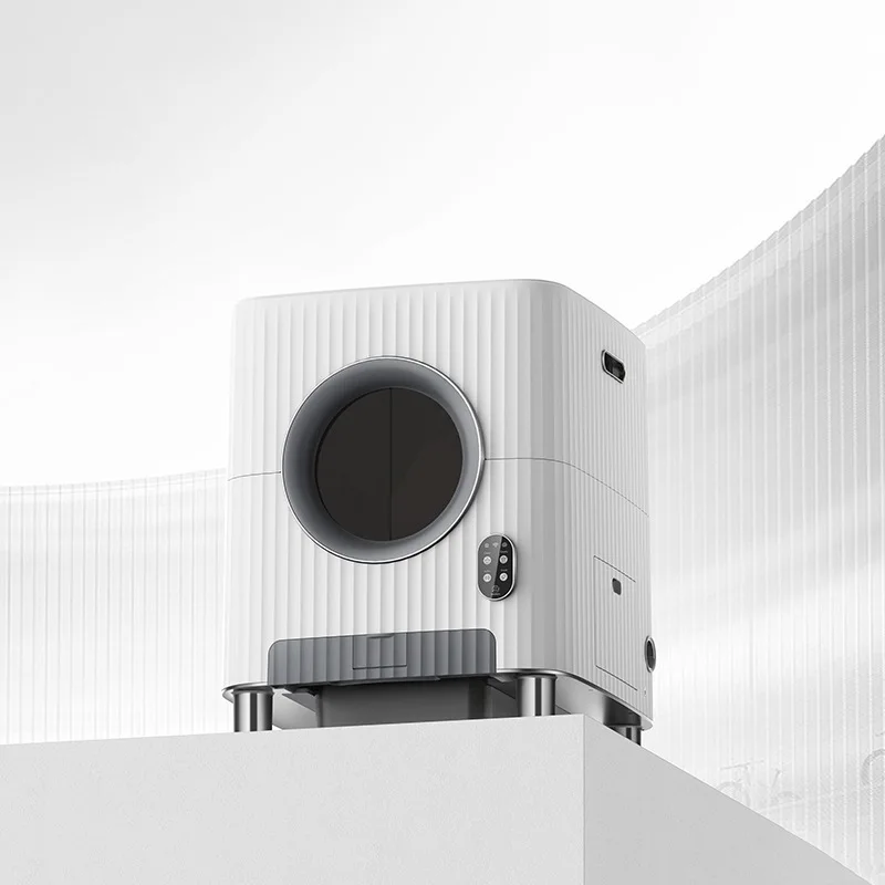 New hot selling large clean and deodorizing fully automatic cat litter box With APP self cleaning cat litter box