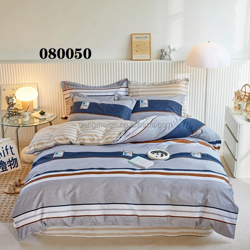 home textile 100% Cotton Duvet Cover Home 4 Pieces Bed Sheet Set Quality