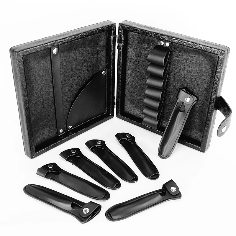 Salon Hairdressing PU Leather Hairdressing Case Scissors Storage Toolkit Bag Equipment