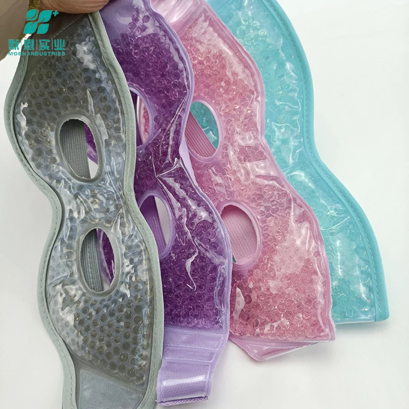 Gel Beads Ice Pack Manufacturer Cooling Reusable Mask Hot Eye Patch Thermal Dry Eye Hot Eye Patch Mask