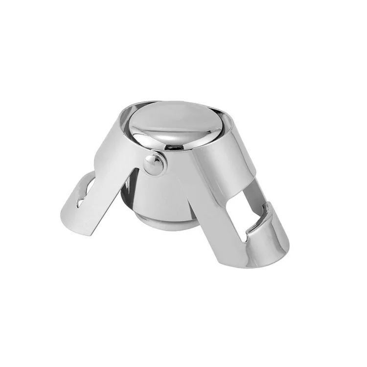 Most Popular Reusable Rose Gold Silver Sparkling Sealer Wine Stopper Stainless Steel Metal Sealed Champagne Bottle Stopper