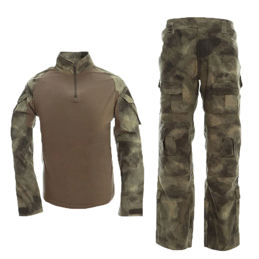 Camouflage Tactical Frog Suit Rip Stop Waterproof Shirts Pants 0utdoor Training Airsoft Tactical Uniform For Men