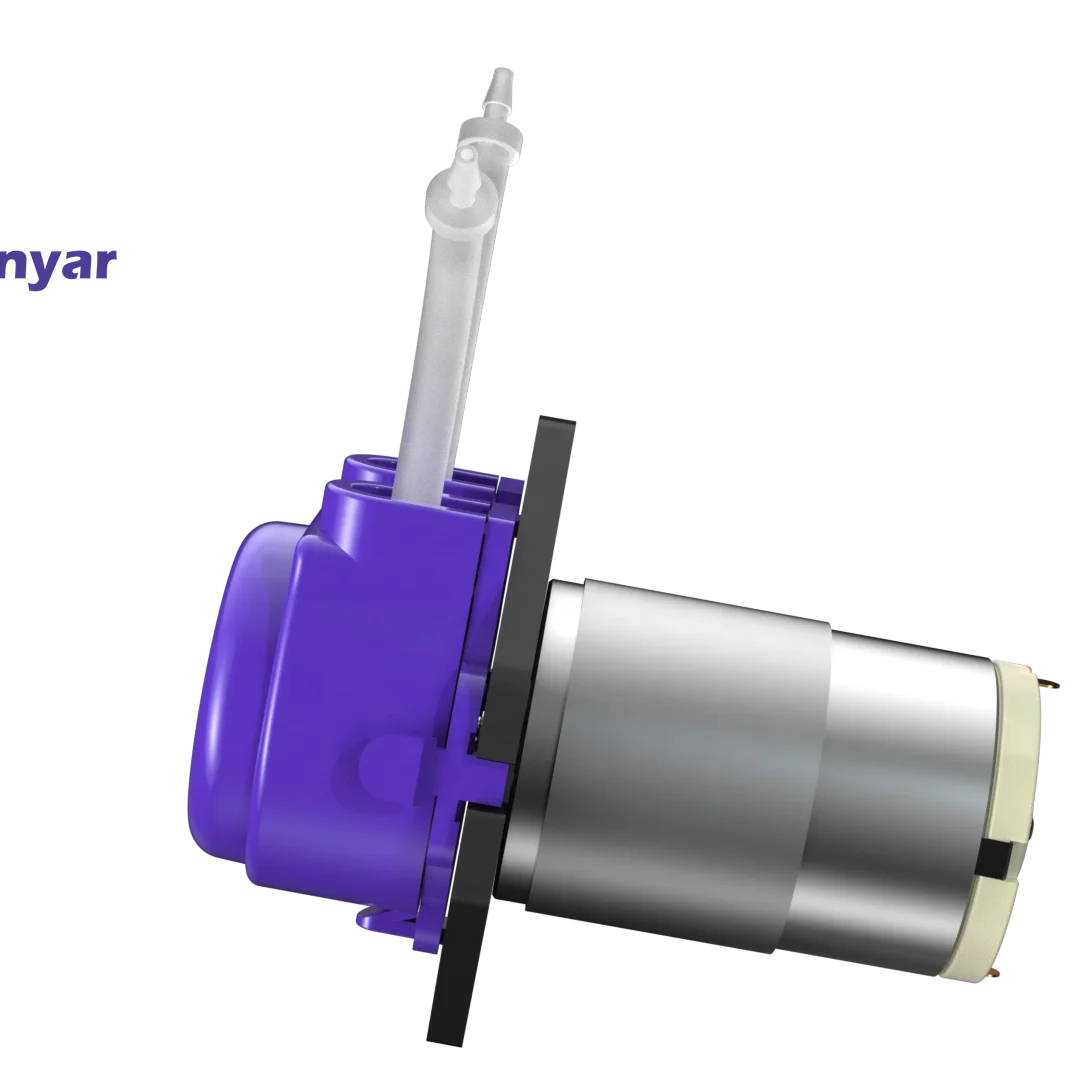 Cinyar OEM AQA 5-115ml/min DC 5V/6V/12V/24V Micro Peristaltic Water Pump For Fish Tank Irrigation Plants Liquid Transfer Dosing