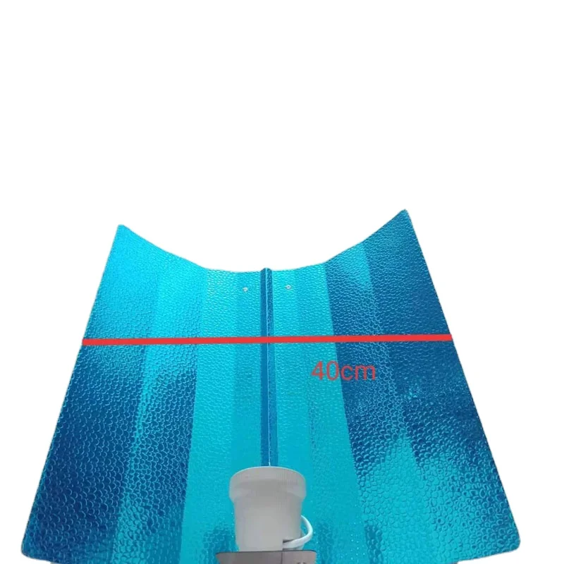 Hydroponics Reflective Aluminum Euro Single Ended Reflector Hammered Reflector