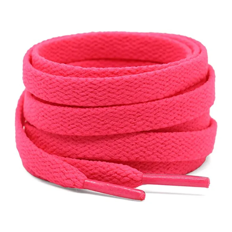 Yrunfeety Customize Shoe Lace 8-10MM Wide Long Shoe Laces 60-200CM Colorful Basketball Shoelaces 35 Colors