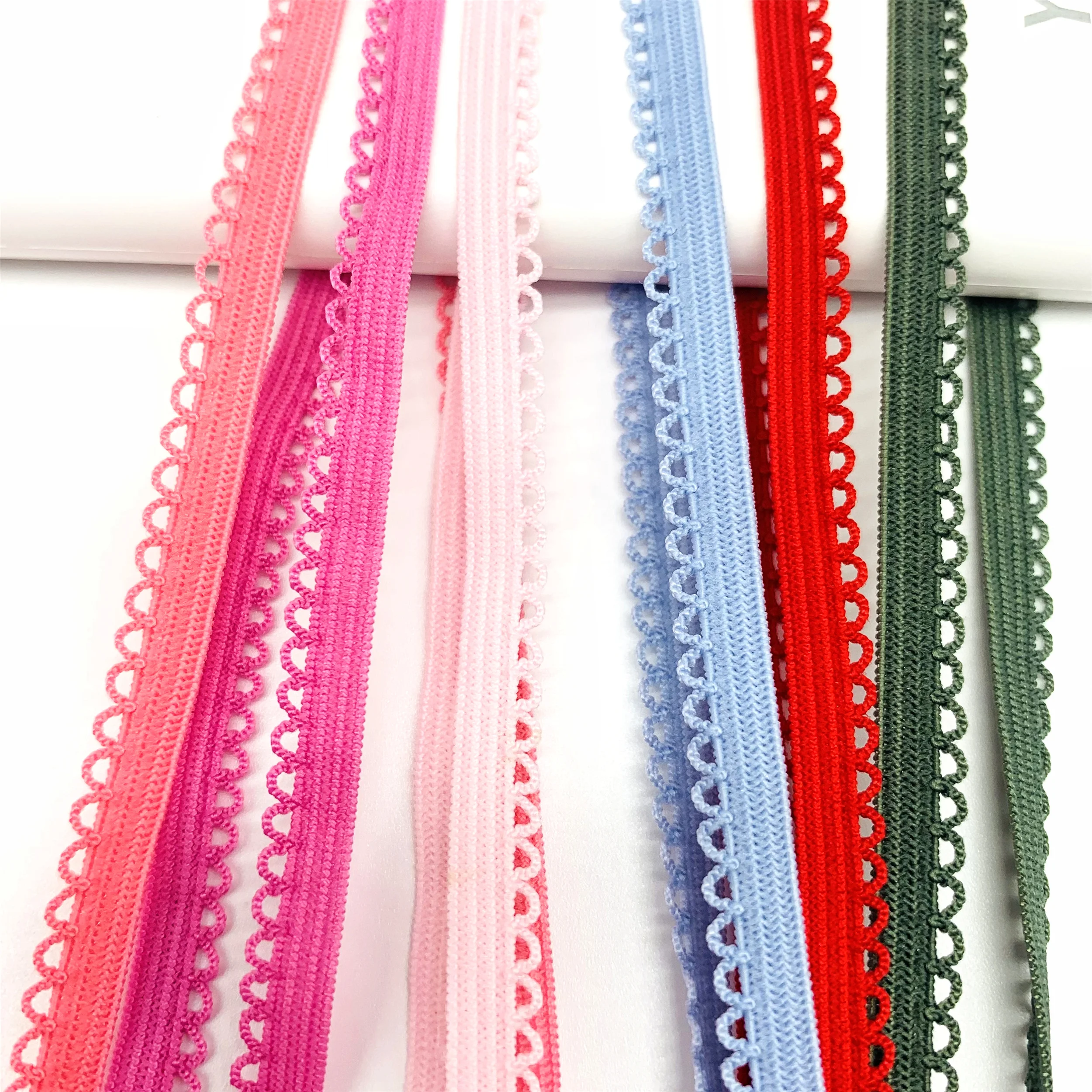  Заводская Высококачественная лента picot edge из нейлона и спандекса мягкая эластичная для нижнего белья