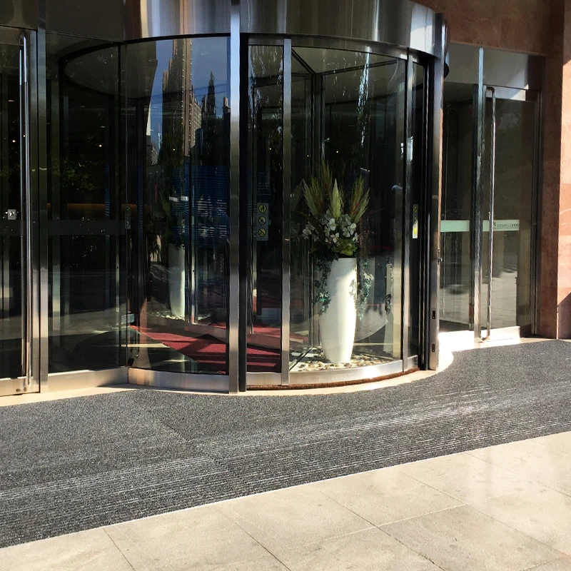 2.0mm New Arrival Entrance Alloy Aluminum Security Barrier Doormat Floor Entry Door  Mat for Star Hotel and Office Building