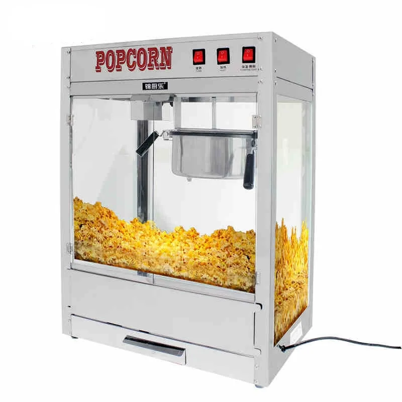 Delicate Commercial Popcorn Machine / industrial Popcorn Maker