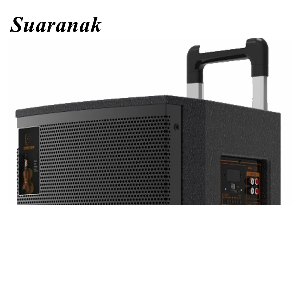 120 - 340W Long Battery Life Receiving Distance Professional 15 Inch Big Loud Portable Multi Function Trolley Speaker