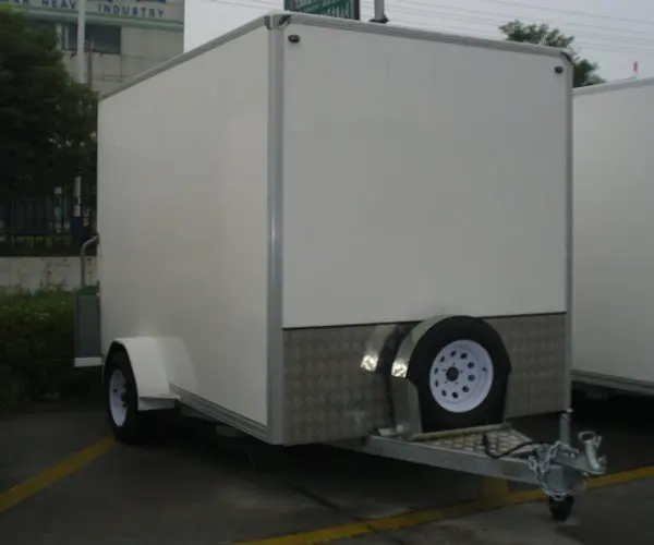 Тандемные осевые закрытые Грузовые прицепы 10x5x6 с гидравлическим дисковым тормозом