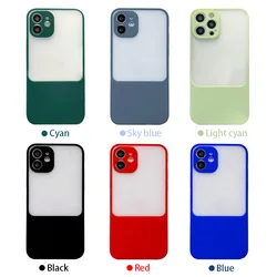 Translucent Matte Mobile Back Cover For iPhone 12 11 Pro Case Ultra Thin TPU PC Phone Case For iPhone 13 X/XS MAX XR 8 7 6 Plus