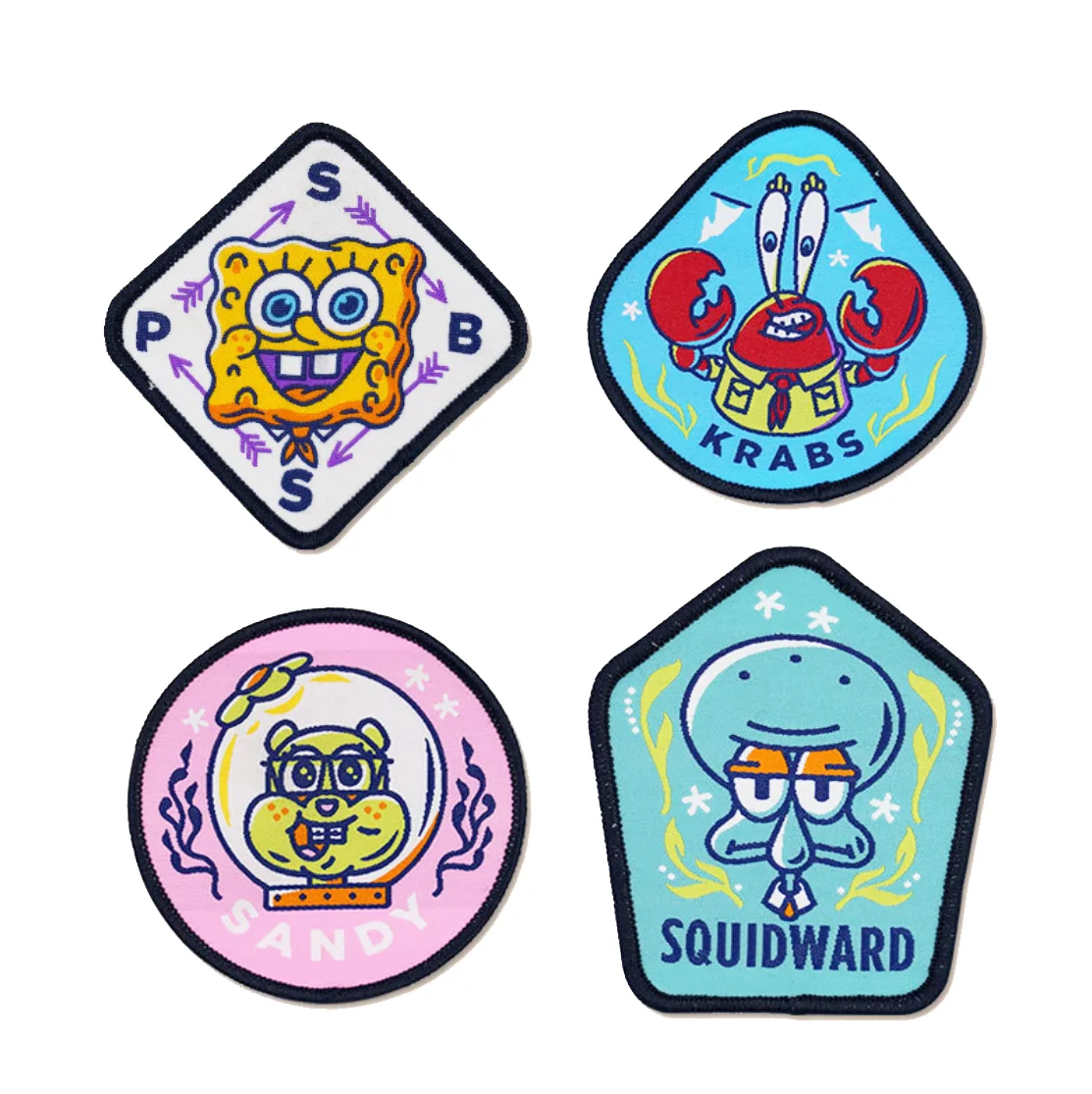 Bulk Custom 3d Self adhesive Iron On Jeans Patch Flower Woven Patches for Clothing