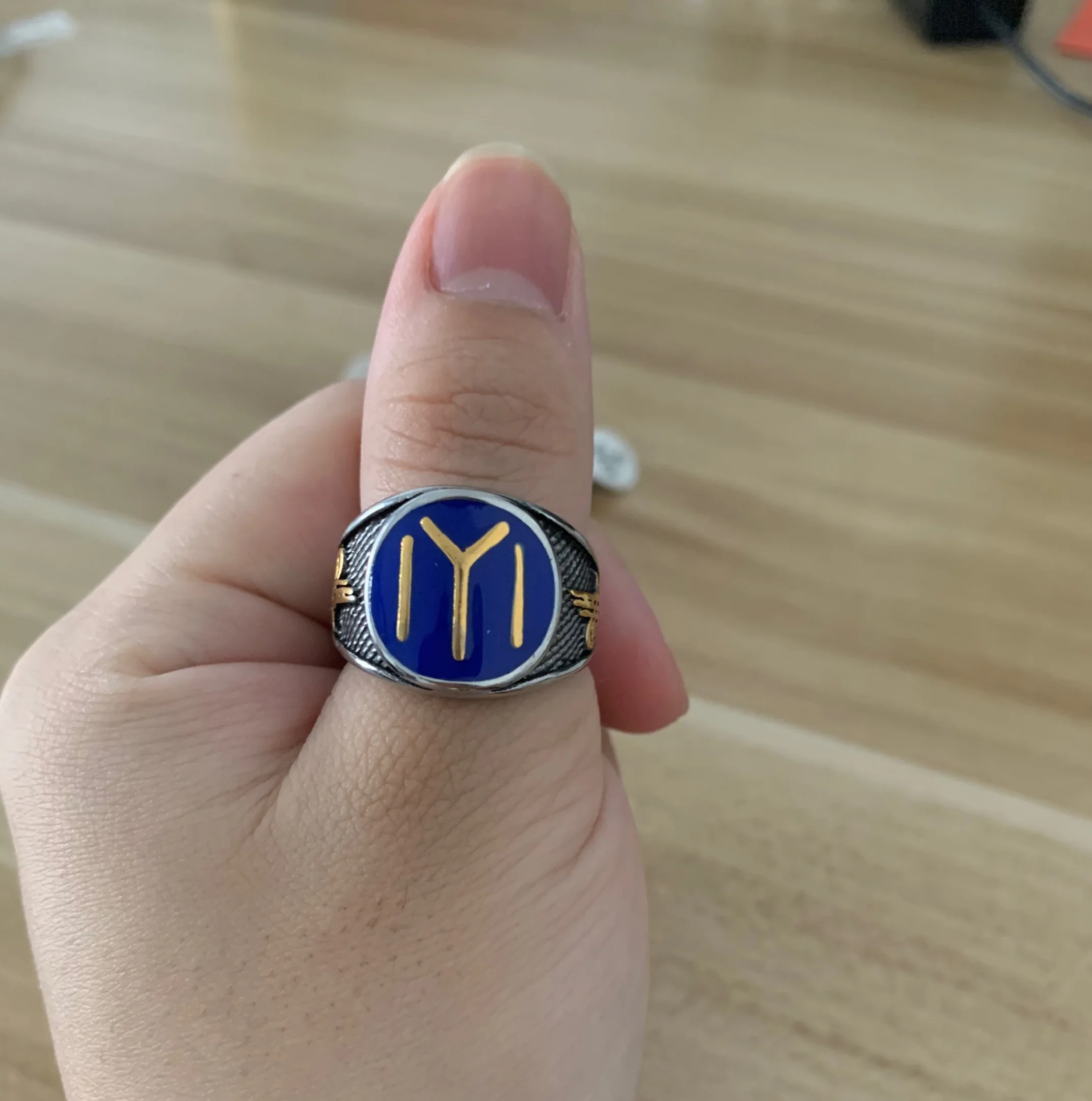  Новое поступление оптовая продажа турецкие османские ювелирные изделия lYl мотив кольца из нержавеющей стали для