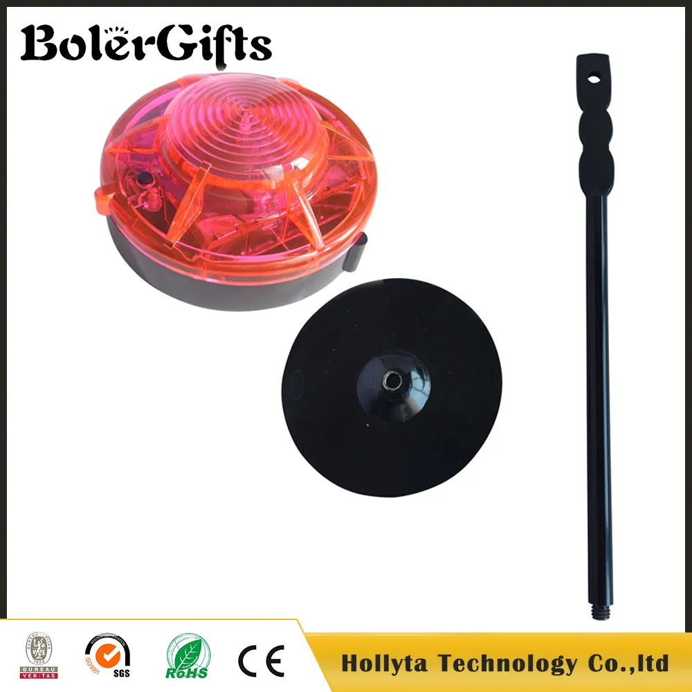 Magnetic 6V Red LED Strobe Light Warning Safety Flashing Beacon Lights for Vehicle Forklift Truck Tractor Golf Car Others