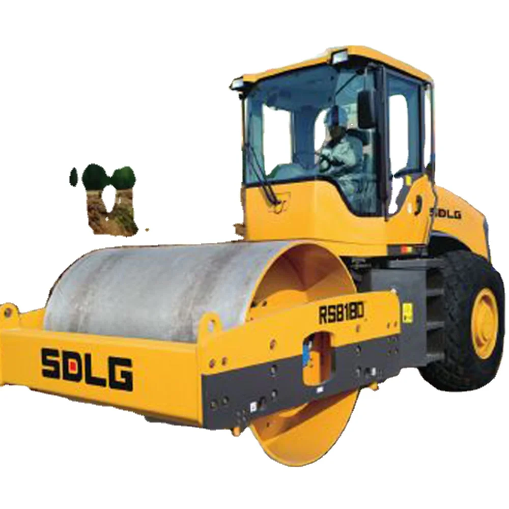 SDLG RS8180 heavy duty single drum apisonadora vibratory road roller compactadora with best price