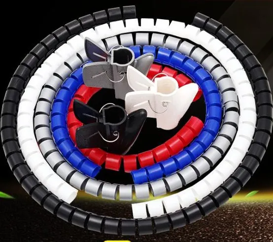 Hot Selling High Quality 25mm Plastic Cable Organizer Under Desk Cable Organizer