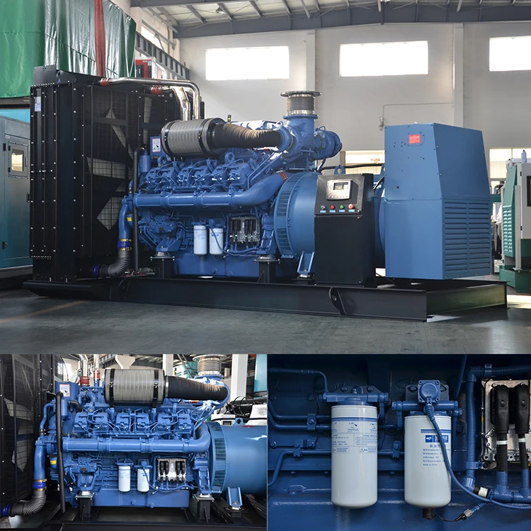 1500 kva generator price 1200kw mega power generator with Yuchai YC12VC2070-D31