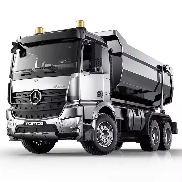 Новый двойной E Volvo E590-003 1/20 сплав самосвал погрузка и разгрузка грузовик с двойным дистанционным управлением