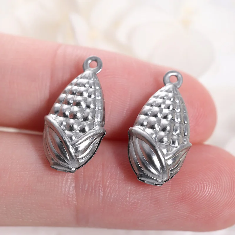DIY простые модные 316 подвески из нержавеющей стали персонализированный модный дизайн животных фрукты стиль аксессуары ручной работы