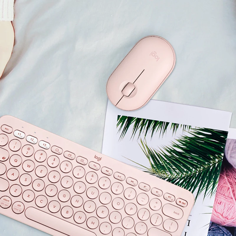 New Logitech Pebble M350 Wireless Mouse BT 1000DPI 2.4GHz Silent Slim Tiny USB Receiver Fast Tracking Computer Laptop Tab