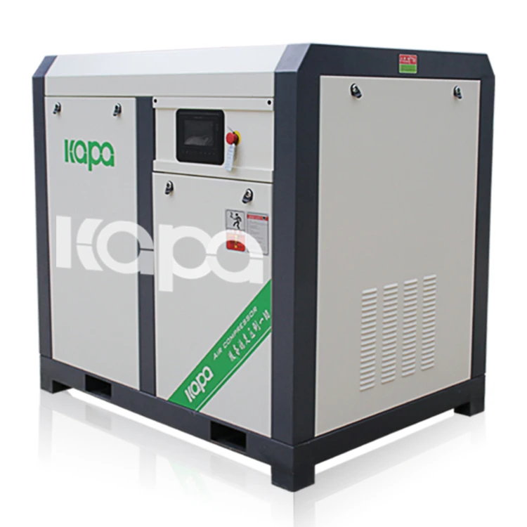 Industrial KF-20HP Oil-free Screw Air Compressor 15kw Fixed/ Variable Speed Oil-less Machine