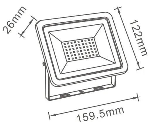  Directional 30W 50W 100W Mini Led Flood Light Waterproof Stadium Usage Explosion Proof Outdoor