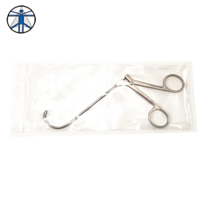 ENT ent хирургические щипцы, щипцы для захвата носа, Длинные изогнутые, вверх 115 градусов