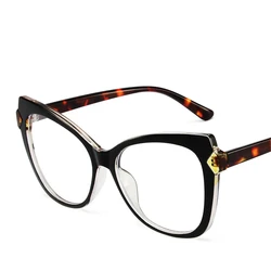 2023 Fashion Cat Eye Glasses For Computer Anti Blue Light Eyewear Vantage Blue Light Blocking Tr90 Eyeglasses Frames