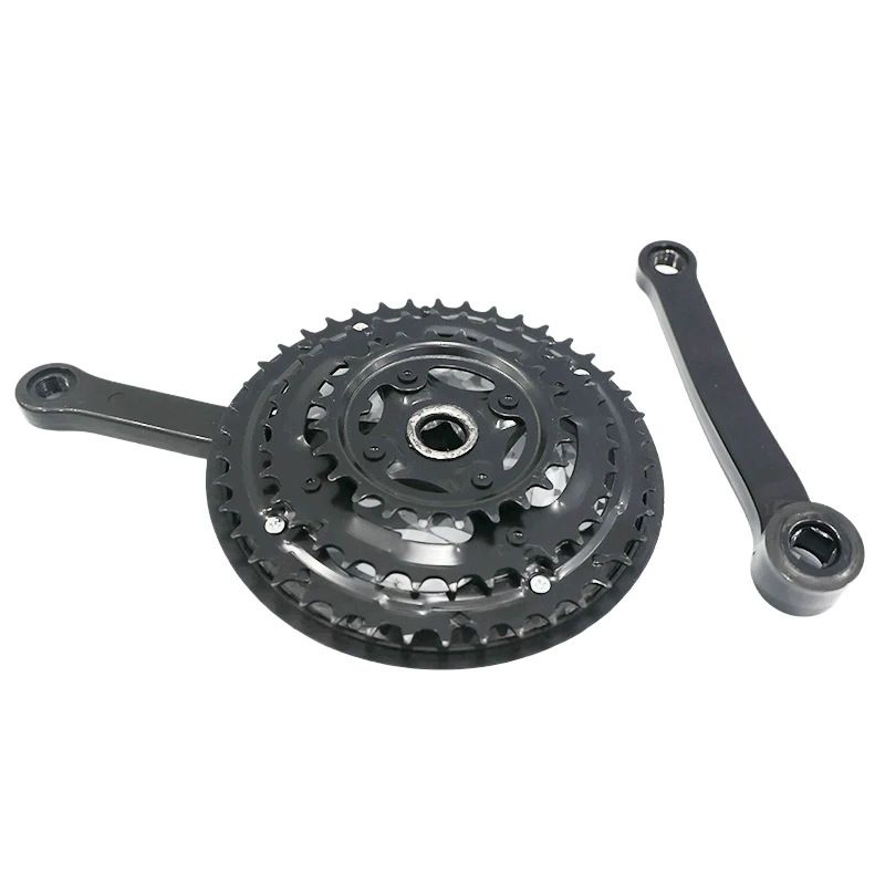 Hot Sale 22-32-42t Square Bike Crankset Road Car Sprocket for Mountain Bike Accessories