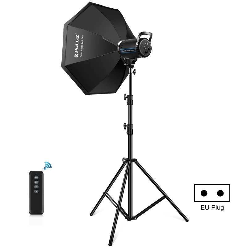 Новый дизайн PULUZ 100 Вт Фотостудия Flash Strobe Light Kit с софтбоксом отражателем штативом