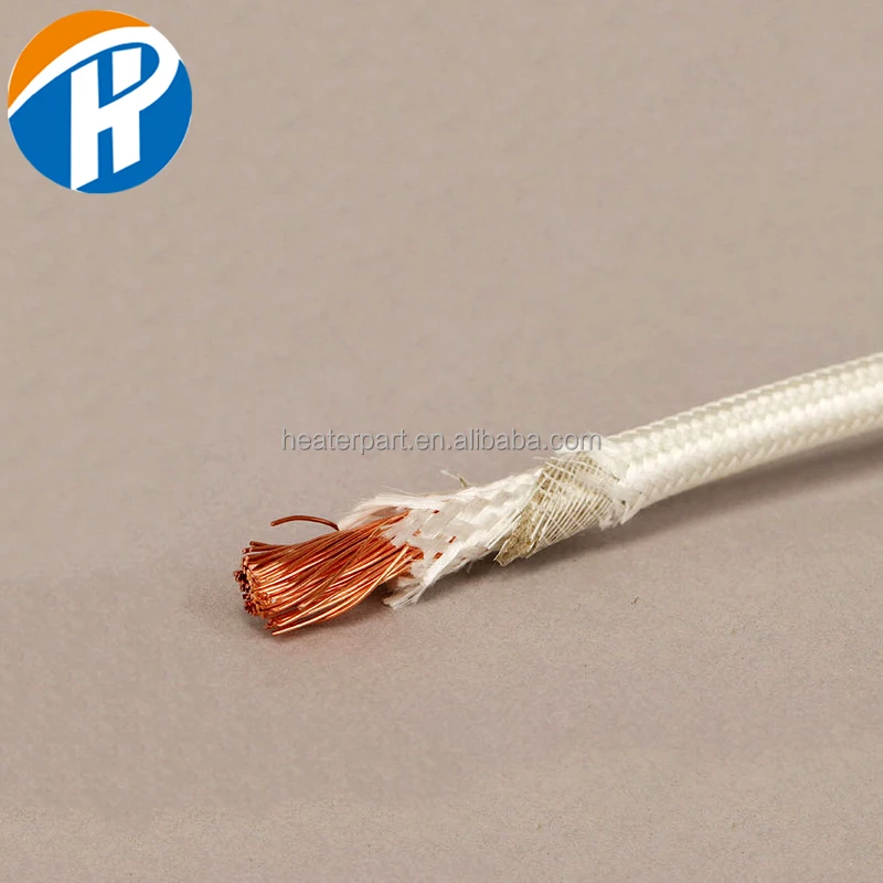 Chinese Manufacturer braided pure nickel Cable 500C 600C 800C Textile polyester braided copper Wires