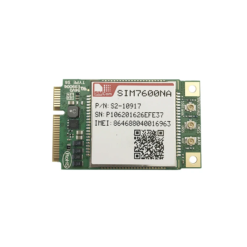 SIMCom SIM7600E/SIM7600A/SIM7600SA/SIM7600G/SIM7600NA MINI PCIe CAT1 4G LTE модуль 100% новый оригинал