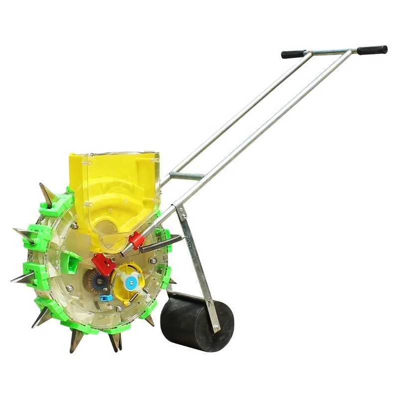 In stock Portable manual seeder machine Fertilizer and seed integrated planter