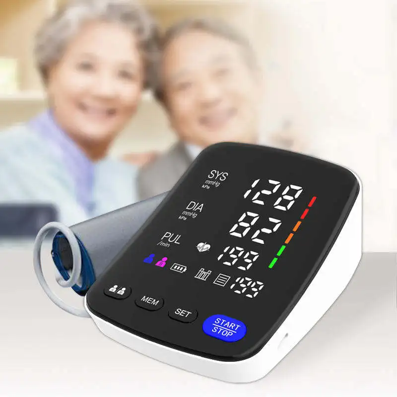 BP Machine Digital Ambulatory Blood Pressure Monitor Upper Arm Automatic Tensiometros Digital Smart Sphygmomanometer BP Machine