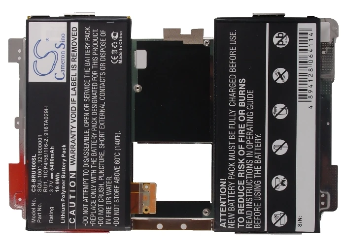Батарея для Blackberry 1ICP4/58/116-2 916TA029H921600001 RU1 SQU-1001 3 7