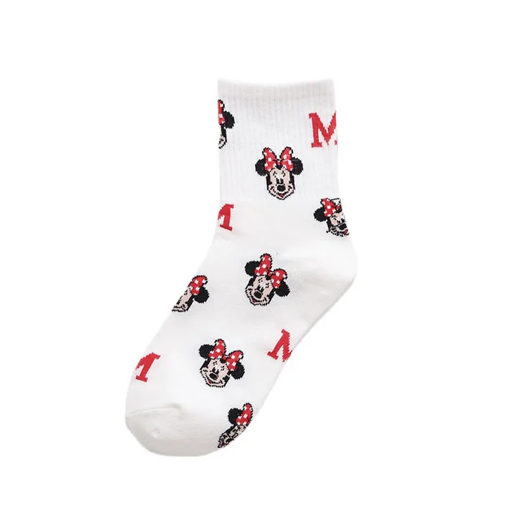 Yiwu поставщик качественные носки Микки из мультфильма Минни Монстр женские милые хлопковые с изображением животных для девочек