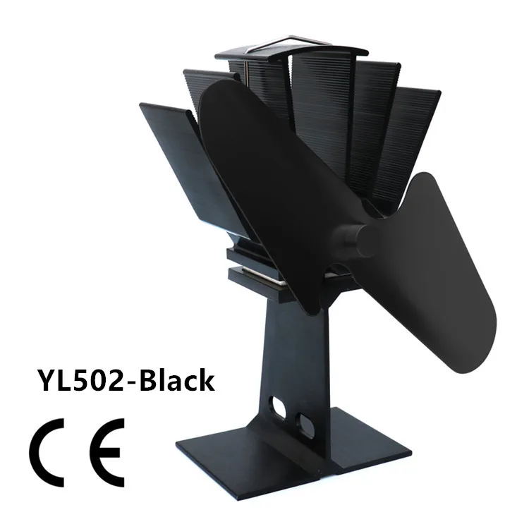 
Amazon Hot Sale non electric fans Home Fireplace Accessory Wood Stove Fan 
