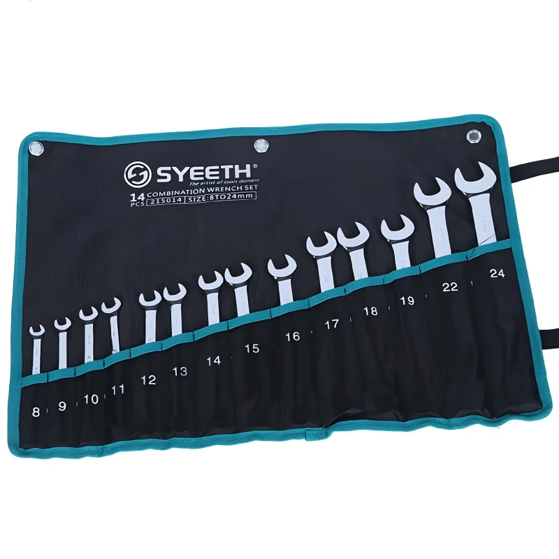 Shandong Jinggong Cr-V Steel Canvas Bag Six piece Wrench Set - Full Polishing Machine Repair Tool