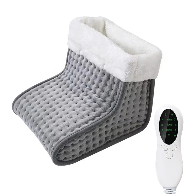 Winter Home Bed Living Room Foot warmer Boot Washable Portable Soft Powered Electric Heating Foot Warmer Heated Slippers
