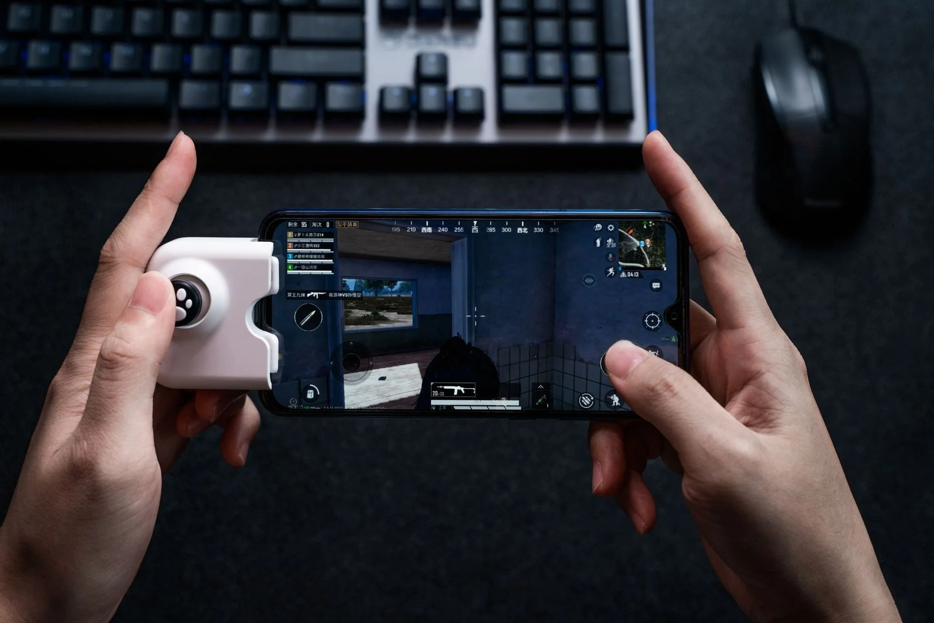 Game Controller with Charging Port Xiao Yao Finger Trigger Joystick Game Assist Artifact for IOS and Android Mobile Phone Gaming