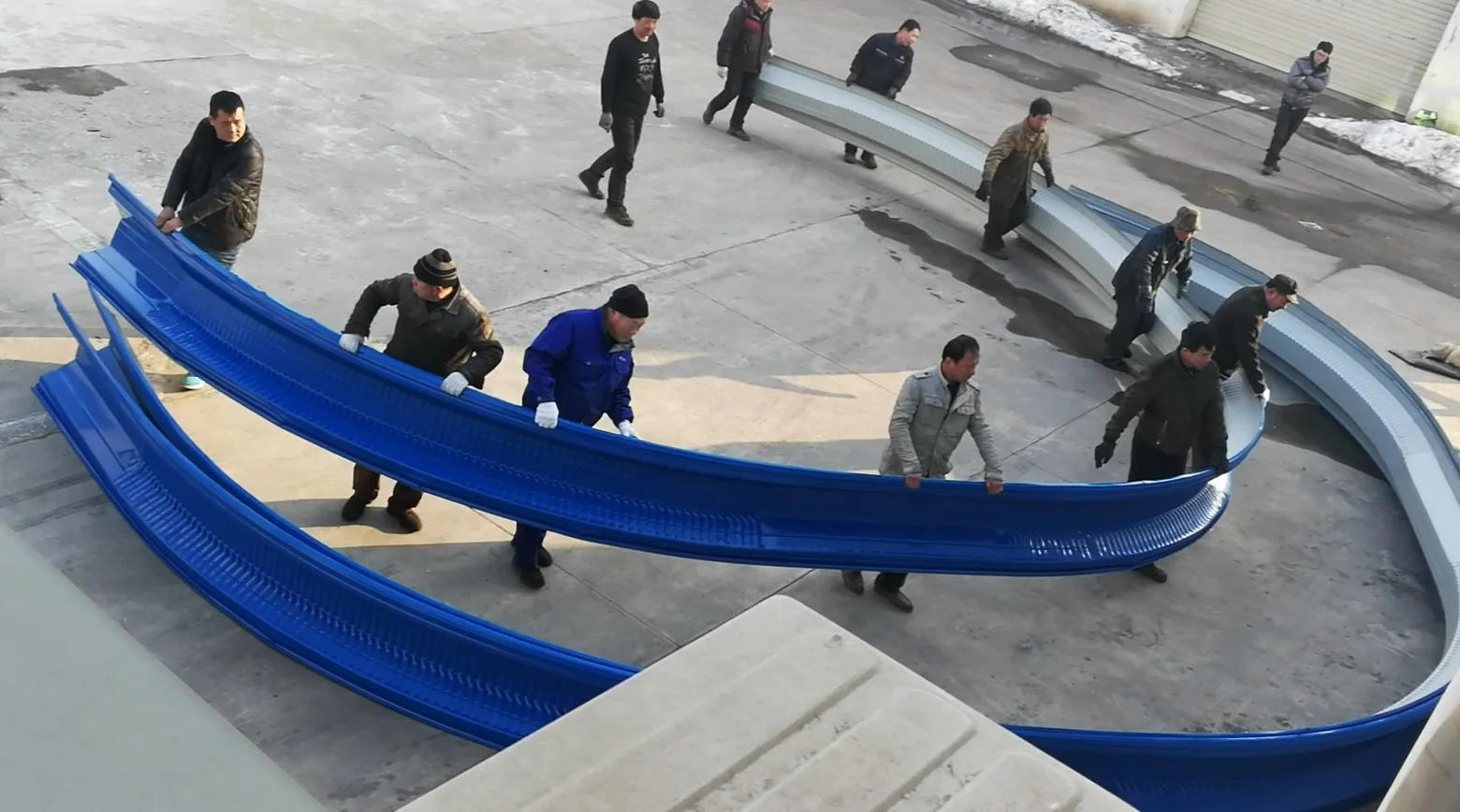 arched corrugated sheet STANDING SEAM roof roll forming machine for fast speed to set up steel building