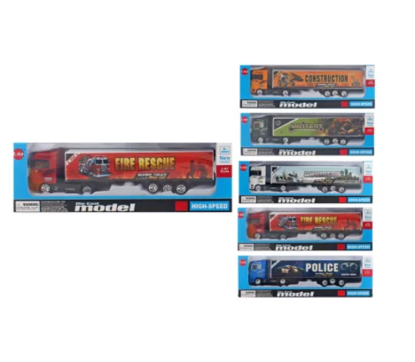 1:64 transportation truck metal model container truck toy