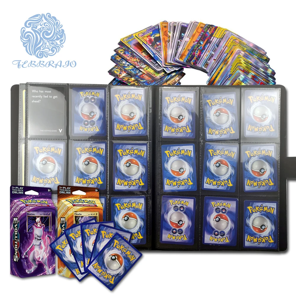 Альбом для карт DW Flash Pokemon Card стандартного размера игровой альбом Megan 360 слотов