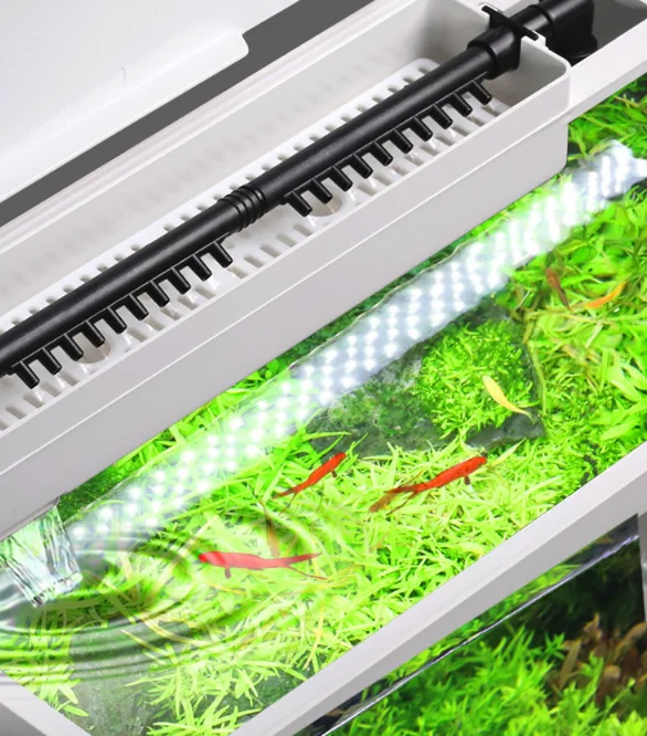 SUNSUN AT Series Accessories Plastic Betta Decoration Small Mini PVC Unique Acrylic Glass Biofloc Fish Tank Aquarium