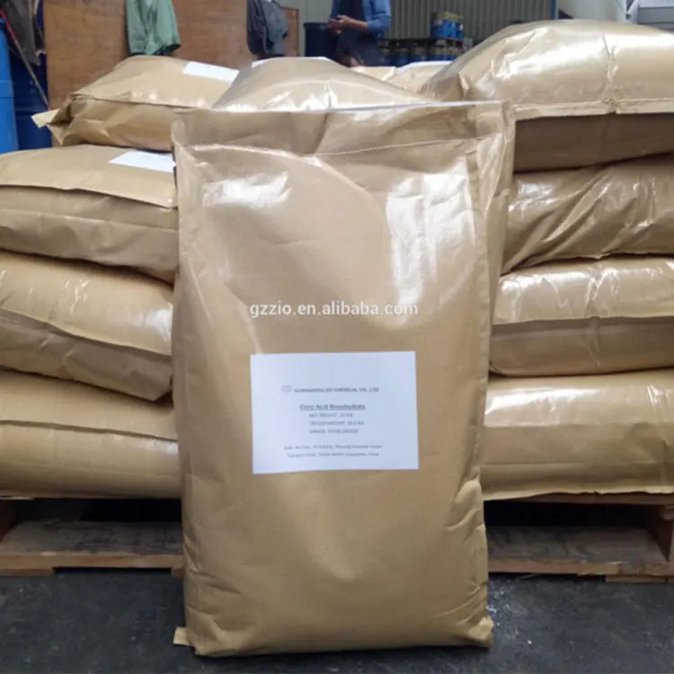 China manufacturer high quality citric acid anhydrous / citric acid price