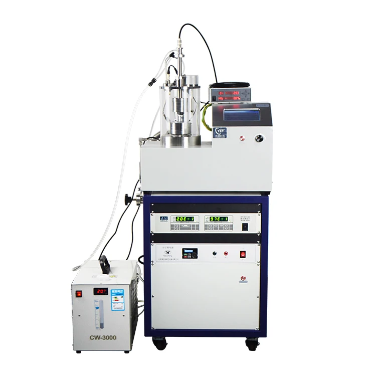 Desktop single TARGET magnetron sputtering coater  with high purity quartz